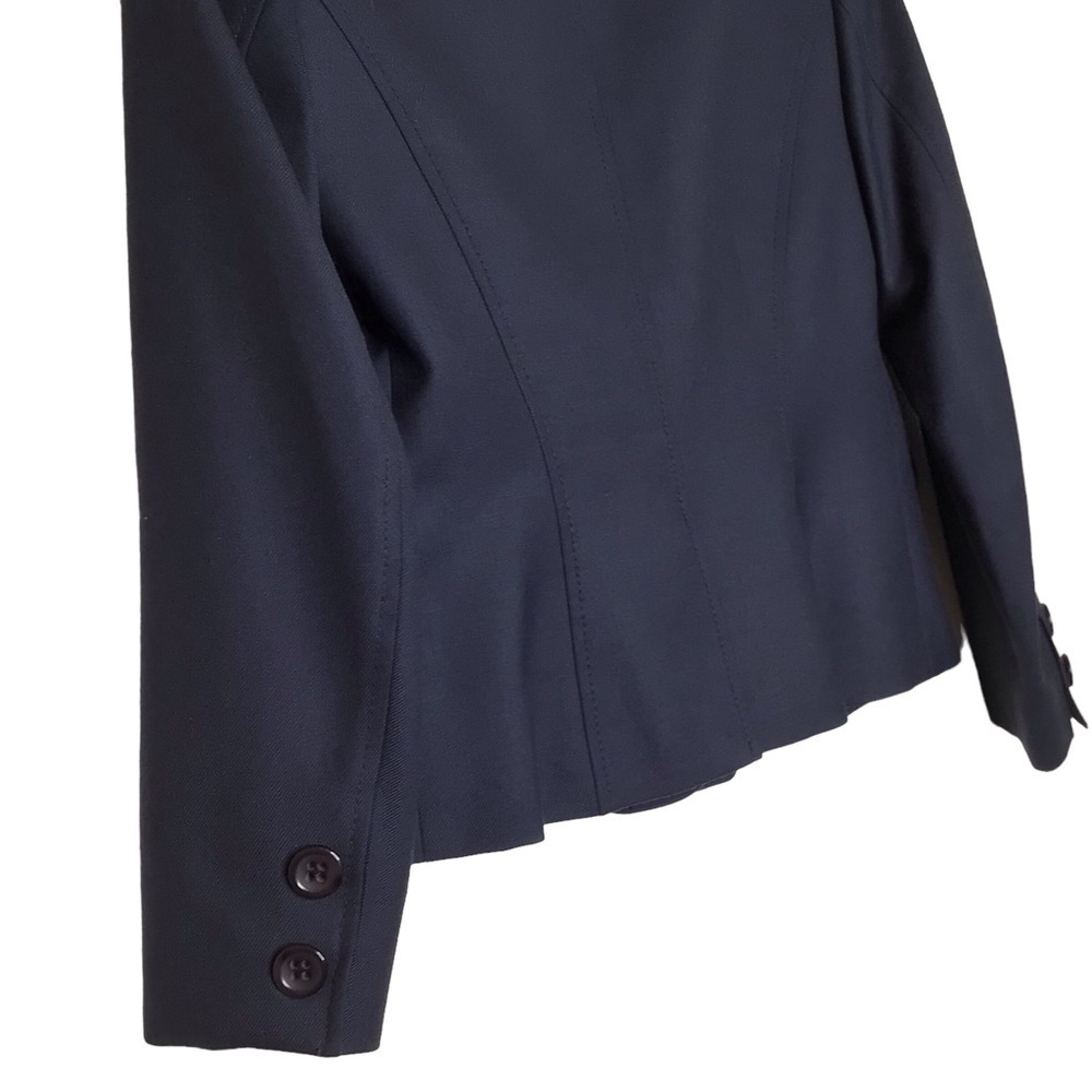 Pendleton Blazer Sz 10P Black 100% Virgin Wool Office Academia EUC - Picture 5 of 8